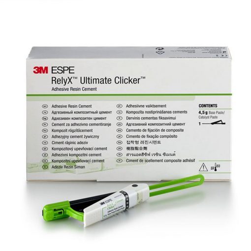 56920TR 3M RelyX™ Ultimate Clicker™ Adhesive Resin Cement, 56920, Shade
Translucent
